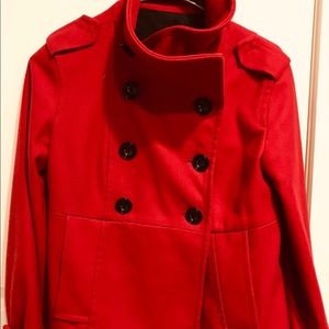 Red Pea “Gap”coat- -size XS